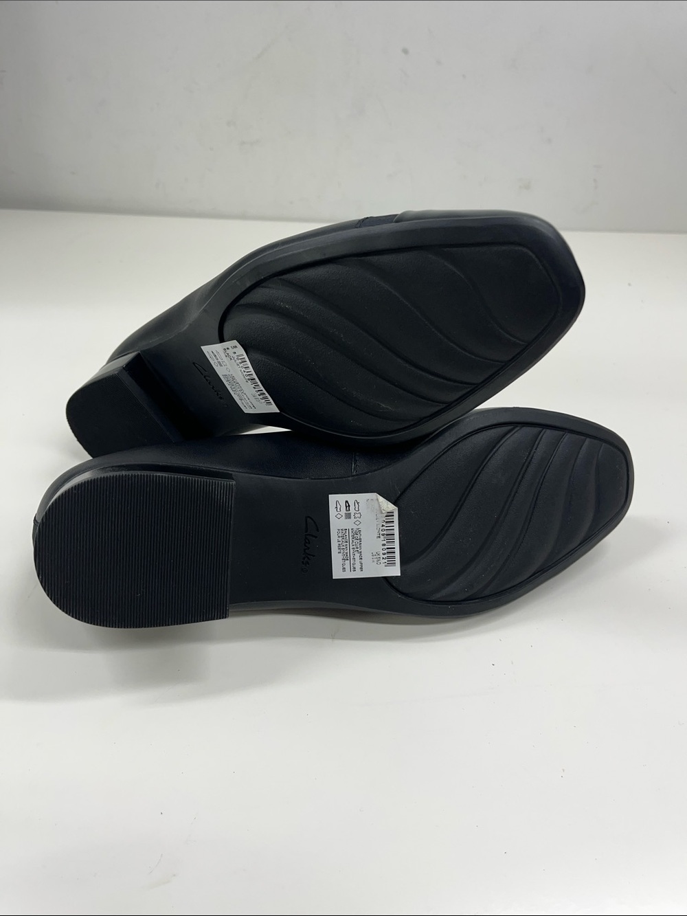 New Clarks Women's Juliet Monte Loafer Black Leather Size 8 - Picture 7 of 8